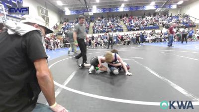 76 lbs Quarterfinal - Isaac Emerald, Raw Wrestling Club vs Owen Schiltz, Verdigris Youth Wrestling