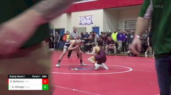 132 lbs Champ. Round 1 - Austin Attinger, Winamac Community vs Hayden DeMarco, Chesterton