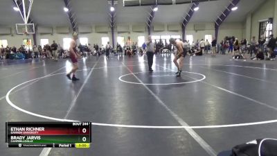 157 lbs Semifinal - Ethan Richner, Gannon University vs Brady Jarvis, Campbellsville