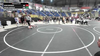 70 lbs Rr Rnd 5 - Gage Encinias, Mile High WC vs Julian Castillo, Adams City WC