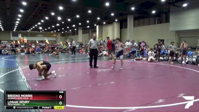 108 lbs Semis & Wb (16 Team) - Brooks Morris, Alabama Elite Gold vs Logan Henry, Team Misfits