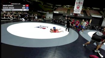 100 lbs Bruce Ortega, SCVWA - Santa Clara Valley Wrestling Association vs Samuel Briggs, MDWA - Mount Diablo Wrestling Association