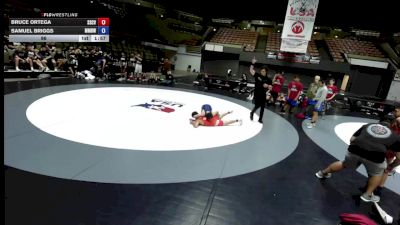 100 lbs Bruce Ortega, SCVWA - Santa Clara Valley Wrestling Association vs Samuel Briggs, MDWA - Mount Diablo Wrestling Association