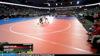 D2-106 lbs Quarterfinal - Logan Mueller, Brillion vs Ethan Hady, Richland Center