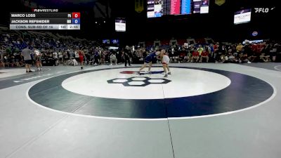 132 lbs Cons. Sub-rd Of 16 - Marco Loss, PA vs Jackson Refsnider, MN