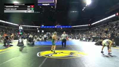 113 lbs Consi Of 8 #1 - Massimo Ortiz, Servite (SS) vs Alex Mallot, Ponderosa (SJ)