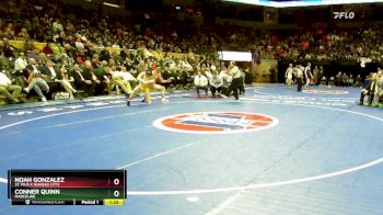 157 Class 1 lbs 1st Place Match - Conner Quinn, Marceline vs Noah Gonzalez, St. Pius X (Kansas City)