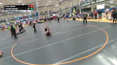 190 lbs 5th Place Match - Kyler Crooks, Graham St Paris vs Lucas Nance, Unattached