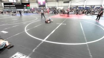 69 lbs Consolation - Ashton Mazon, Prescott Valley Bighorns vs Gabriel Arrieta, Chagolla Trained WC