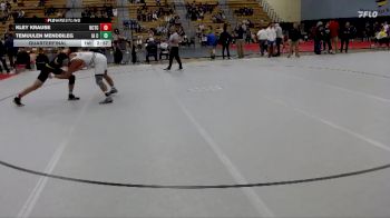 174 lbs Quarterfinal - Kley Krause, Rochester-CTC vs Temuulen Mendbileg, Iowa Central Community College