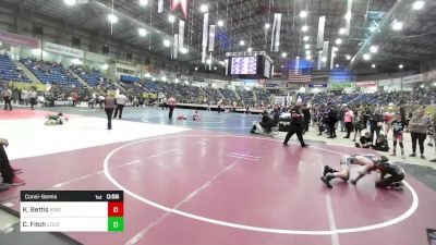 77 lbs Consolation - Kal-el Bettis, Knights Youth Wrestling vs Cash Fitch, Colorado Elite Wrestling