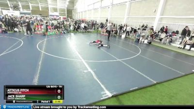 70 lbs Cons. Round 2 - Jace Sharp, Uintah Wrestling vs Atticus Fitch, Northside WC