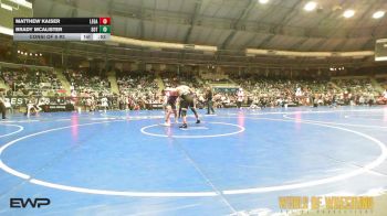 157 lbs Consi Of 8 #2 - Matthew Kaiser, Legacy Dragons vs Brady Mcalister, SONS OF THUNDER