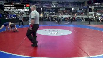 6A 126 lbs Cons. Round 3 - Luke Dickinson, Pike Road School vs Braden Gress, Spanish Fort