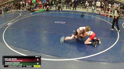 79 lbs Cons. Round 2 - Thomas McCoy, Northside Wrestling Club vs Dylan Soto, Champions Wrestling Club