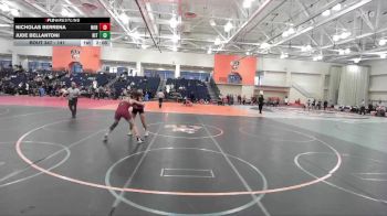 141 lbs Cons. Round 3 - Nicholas Berrena, Norwich vs Jude Bellantoni, RIT