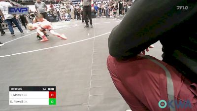 70 lbs Rr Rnd 5 - Tucker Moss, Blanchard Youth Wrestling Club vs Everett Rowell, Elgin Wrestling