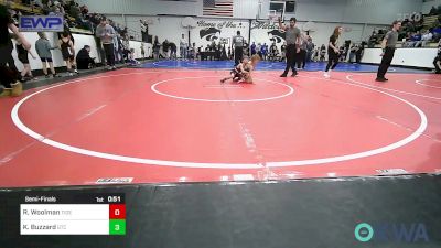 49 lbs Semifinal - Rhett Woolman, Tiger Trained Wrestling vs Knox Buzzard, Grove Takedown Club