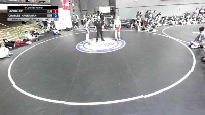 100 lbs Jacob Lee, SJWA - San Joaquin Wrestling Association vs Charles Hagerman, SAWA - Sacramento Area Wrestling Association