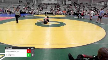 160 lbs Rr Rnd 2 - Paul Sanderson, TNWC Pipa vs Ayden King, Barnesville