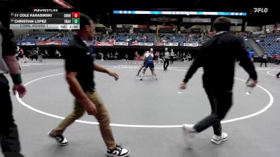 149 lbs Cons. Round 1 - 11 Cole Karasinski, Cornerstone vs Christian Lopez, Embry-Riddle