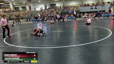 105 lbs Cons. Round 2 - Kale Langley, Stampede Wrestling Club vs Thomas Hoover, Nashville Catholic Wrestling