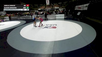 155 lbs 3rd Place Match - Sloane Knighton, Benicia High School Wrestling vs Arielle Zeidler, Petaluma Wrestling Club