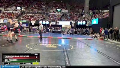 AA - 205 lbs Quarterfinal - Tayshawn Eagle Feathers, Billings West vs Ben Rodgers, Belgrade