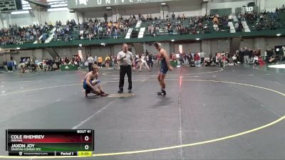 149 lbs Champ. Round 2 - Cole Rhemrev, Indiana vs Jaxon Joy, Spartan Combat RTC