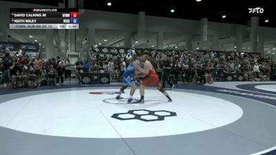 97 kg Cons. Sub-rd Of 16 - David Calkins Jr, BTSLA/ Titan Mercury Wrestling Club vs Keith Miley, Nyac