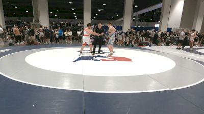110 kg Champ. Rd Of 16 - Hunter Martinez, Cornerstone Wrestling Club vs Elijah Gustavson, Gold Rush Wrestling Academy Reno