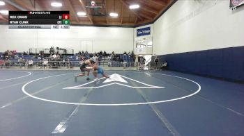 174 lbs Quarterfinal - Rex Orais, San Jose State University vs Ryan Clink, Cal Poly San Luis Obispo
