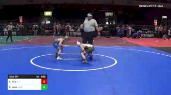 69 lbs Consi Of 4 - Kellen Eva, Atc vs Ryker Voss, Roseburg Mat Club