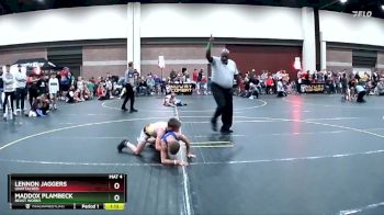 75 lbs Cons. Round 3 - Lennon Jaggers, Unattached vs Maddox Plambeck, Beast Works
