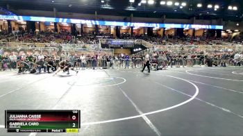 130 lbs Semifinal - JULIANNA CAISSE, Palm Harbor University vs Gabriela Caro, Douglas