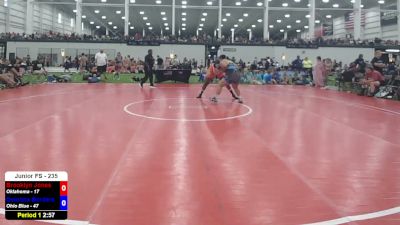 235 lbs Brooklyn Jones, Oklahoma vs Deionna Borders, Ohio Blue