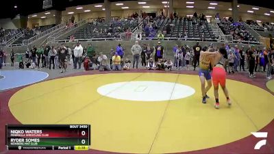 135 lbs Cons. Round 5 - Niqko Waters, Peninsula Wrestling Club vs Ryder Somes, Newberg Mat Club