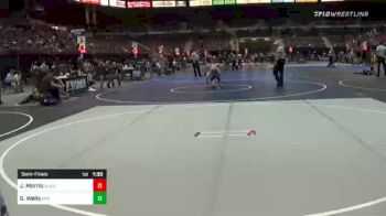 90 lbs Semifinal - Gavin Wells, Mat Demon vs Jacob Morris, Alaska Avalanche