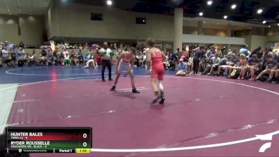 120 lbs Round 4 (6 Team) - Hunter Bales, TNWA #2 vs Ryder Rousselle, Crusaders WC- Black