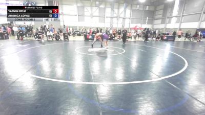U23 Women - 76 lbs Cons. Round 2 - Yazmin Belk, CA vs America Lopez, CA
