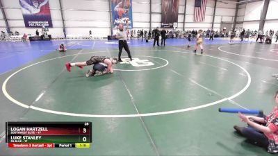 110 lbs Rd# 5- 3:45pm Friday Final Pool - Luke Stanley, PA Blue vs Logan Hartzell, SouthWest Elite