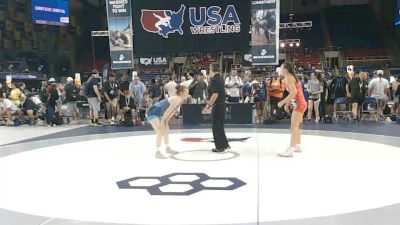 115 lbs Cons. Sub-semis - Emma Baker, Michigan vs Isabella Fodera, California