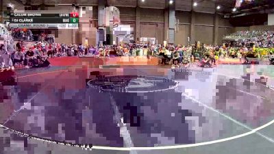 138 lbs Champ. Round 3 - Calum Brown, Lafayette (Wildwood) vs Dj Clarke, Buford