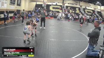 58 lbs Round 5 - Michael Willford, Gaston Grizzlies vs Nolan Range, Carolina Reapers