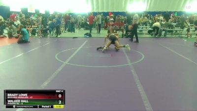 80 lbs Round 4 (8 Team) - Brady Lowe, Backyard Brawlers vs Walker Hall, Phoenix WC