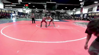 165 lbs Champ. Round 1 - Julio Leija, Trabuco Hills vs Shemar Mason, Indian Springs