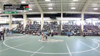 133 lbs Semifinal - Maximus Shore, Tiffin vs James Armstrong Jr, West Liberty