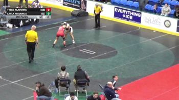 140 lbs 5th Place - Tylee Alatorre, Cumberland Valley vs Layla Figueroa, Easton