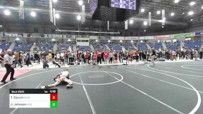 95 lbs Quarterfinal - Travis Gauvin, Bear Cave WC vs Jd Johnson, Independent