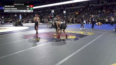 190 lbs Consi Of 32 #2 - Maxim Lazo, Lowell (SF) vs Thiago Pereira, San Clemente (SS)